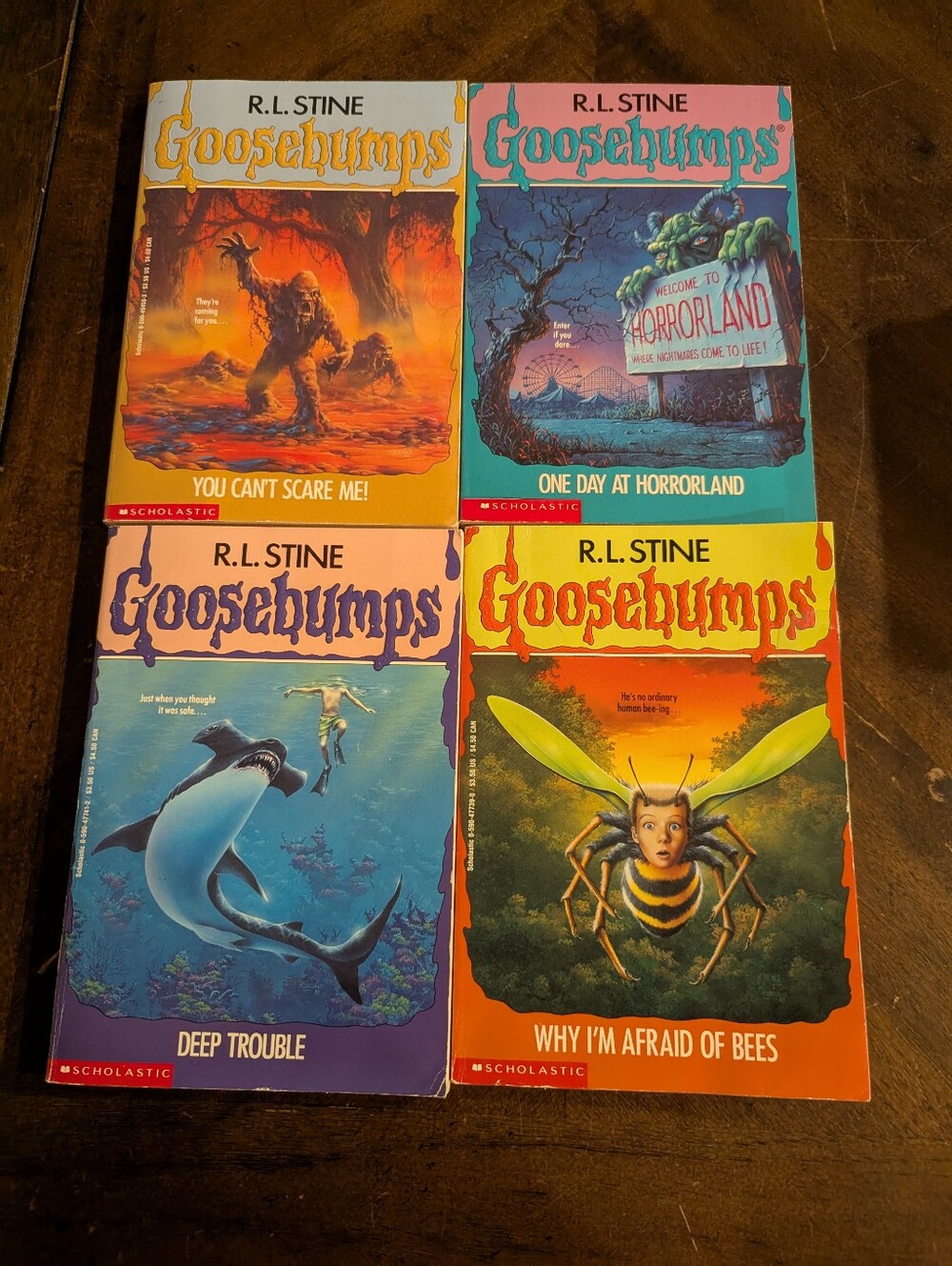 Vintage R.L.STINE GOOSEBUMPS Books (4)